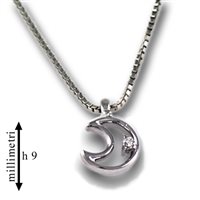 Collana Gemoro Donna in Oro bianco Diamante PB1336BIA - PB1336BIA
